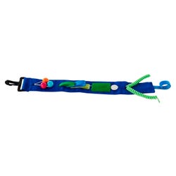 Abilitations Fidget Clip Attachment, 20 x 2 x 1 Inches, Blue, Item Number 2027645