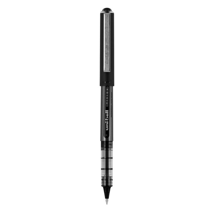 uniball Vision Stick Roller Ball Pen, 0.5 mm Micro Tip, Black