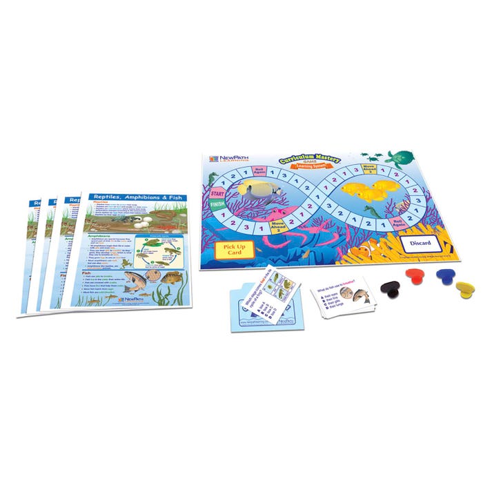 NewPath Learning Reptiles, Amphibians & Fish Learning Center Game, Grades 1 to 2