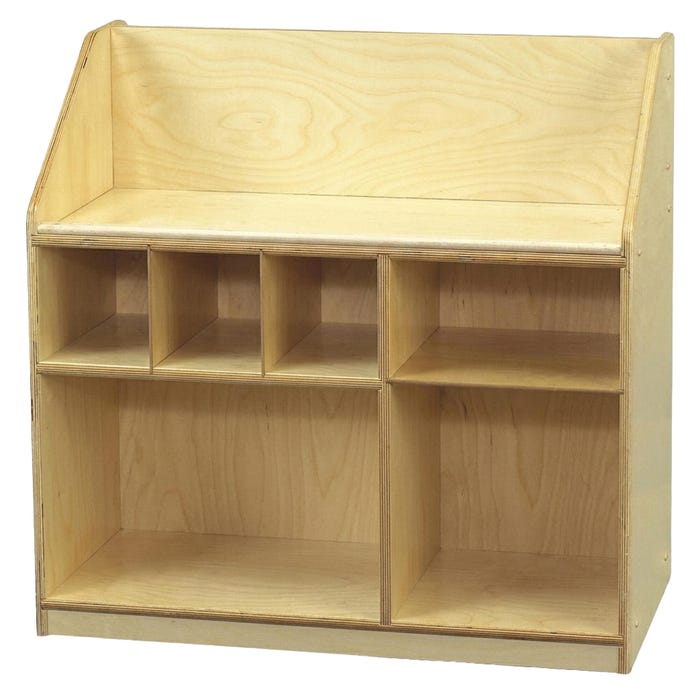 Childcraft Mobile Audio Station, Wooden, 29-3/4 x 16-1/2 x 29-3/4 Inches