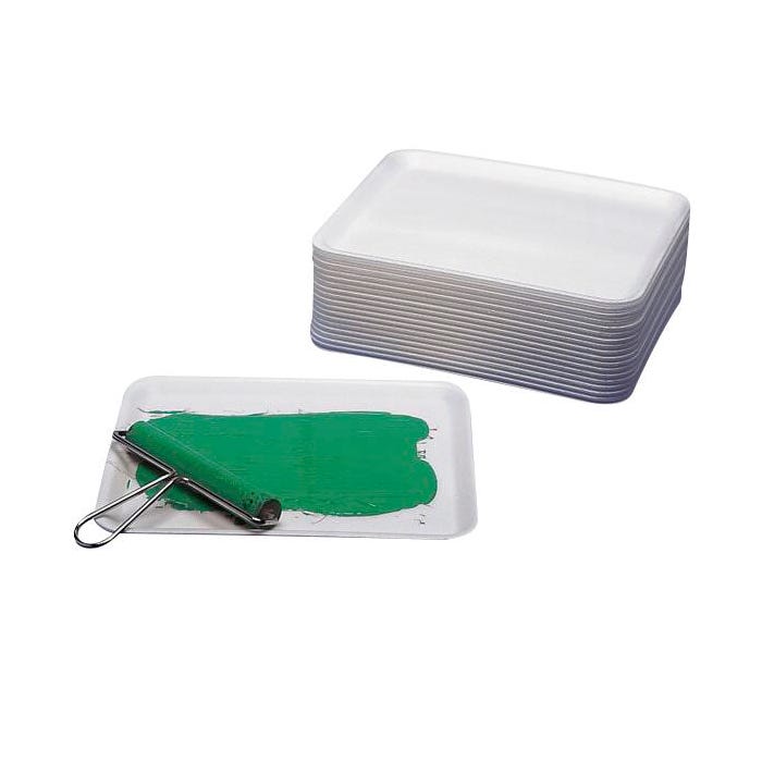 Nasco Education Printmaking & Collage Trays, Foam, 9-1/4 x 11-1/2 Inches, Pack of 250