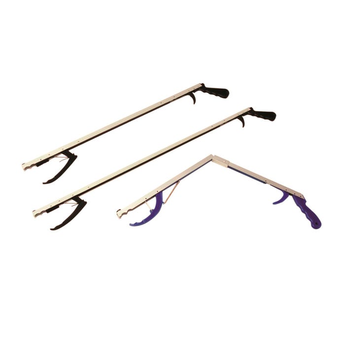 FabLife Reaching Aid, Pistol Grip, Open Jaw, 26 Inches, Folds to 14-1/2 Inches