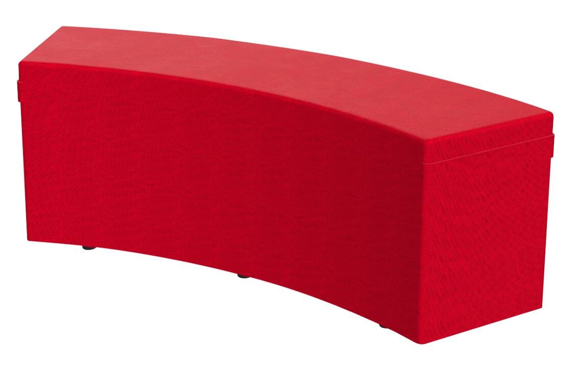 Classroom Select Out2Learn Small Curved Outdoor Seat Bench, 53 x 14 x 18-1/2 Inches 4001275