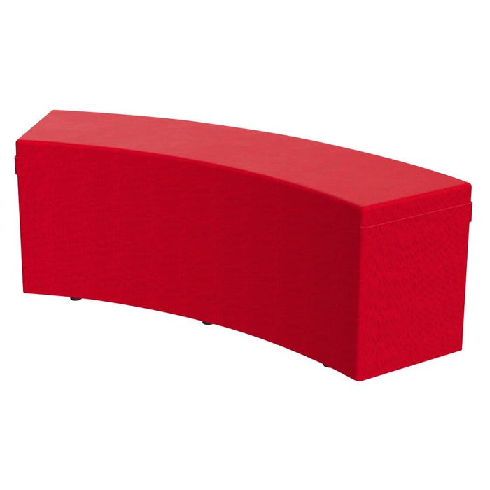 Classroom Select Out2Learn Small Curved Outdoor Seat Bench, 53 x 14 x 18-1/2 Inches