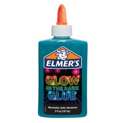 Elmer's Glow in the Dark Liquid Glue, 5 Ounces, Blue Item Number 2001192