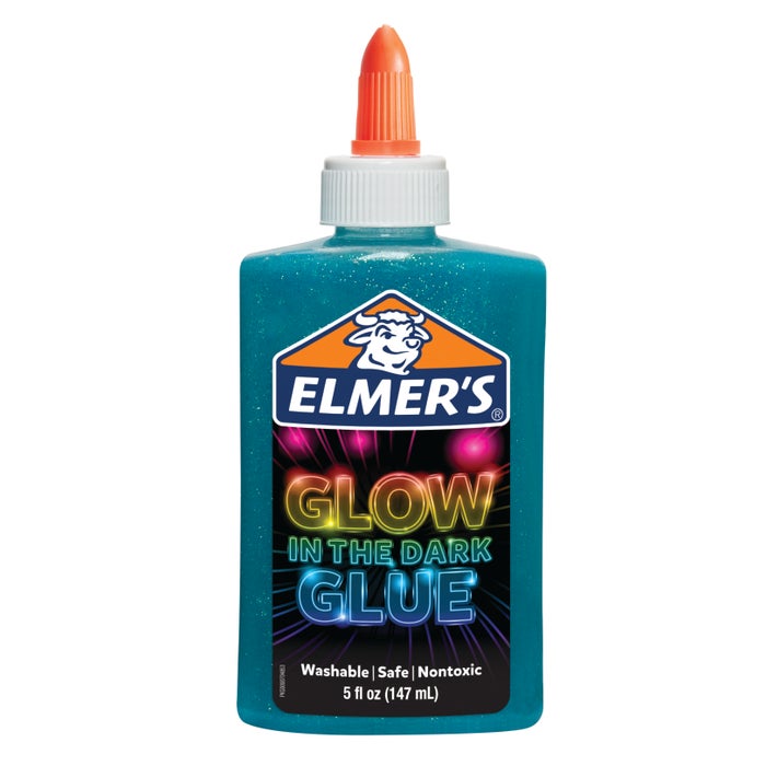 Elmer's Glow in the Dark Liquid Glue, 5 Ounces, Blue