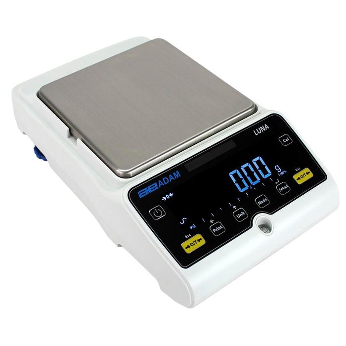 Adam Equipment Luna LTB 3602I Precision Balance, 3600 Gram Capacity, 0.01 Gram Readability, Internal Calibration