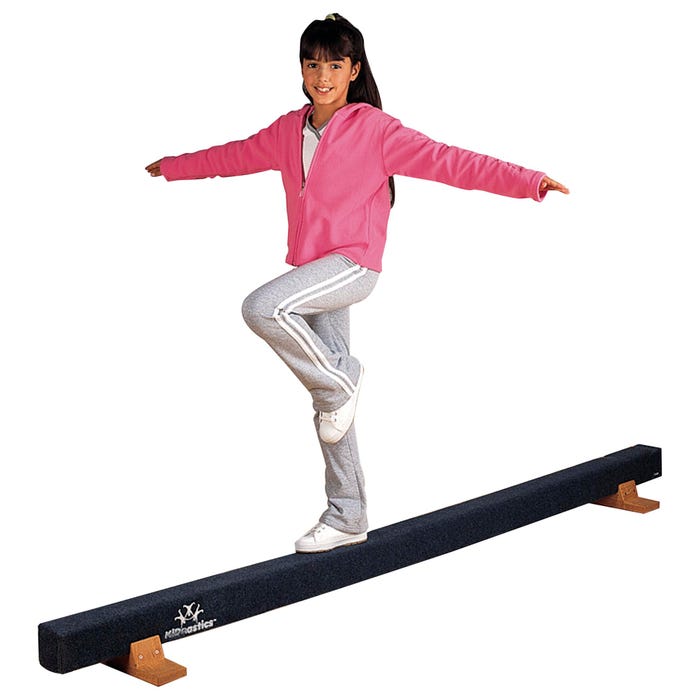Sportime KiDnastics 8 Foot Carpeted Balance Beam