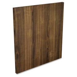 Lorell Essentials Laminate Hutch, Wall Mount Door Kit, 36 W Inches, Walnut