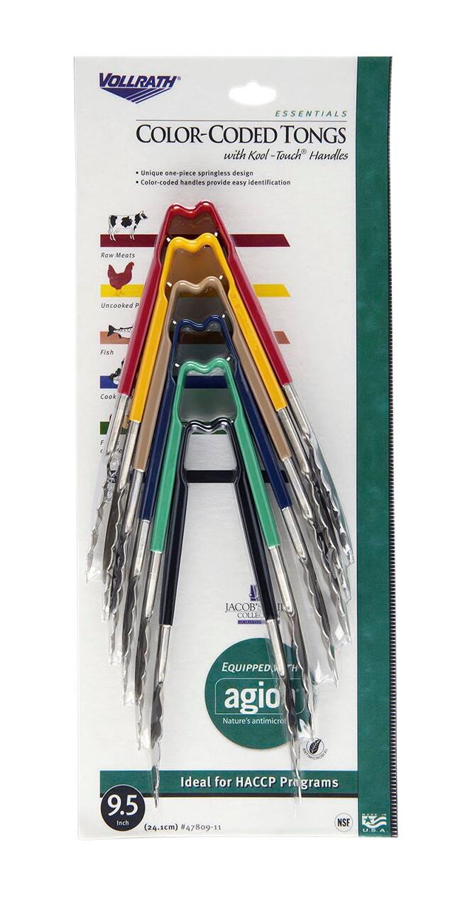 Image for Kool Touch Tongs - Pkg. of 6 from School Specialty