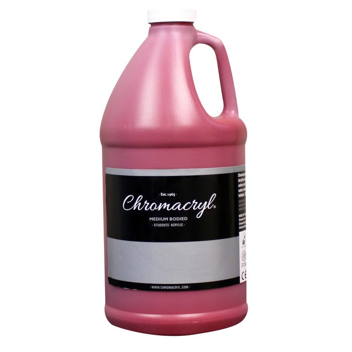 Chromacryl Students' Acrylics, Cool Red, Half Gallon
