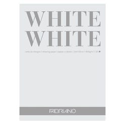 Fabriano White White Drawing Pad, 8 x 8 Inches, 300 gsm, 20 Sheets
