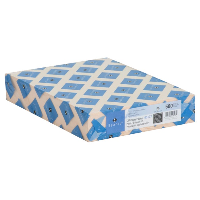 Sparco Multipurpose Paper, 8-1/2 x 11 Inches, 20 lb, Ivory, 500 Sheets
