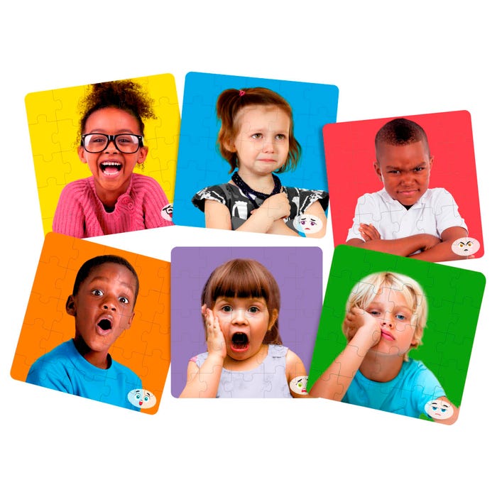 Miniland Emotions Puzzles, Set of 6