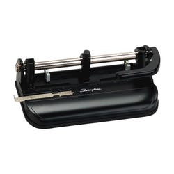 ACCO Swingline Heavy Duty 2-3 Hole Punch, 32 Sheet Capacity, Black