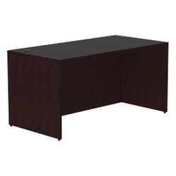 Classroom Select Laminate Rectangular Desk Shell, 59 x 29-1/2 x 29-1/2 Inches, Espresso 2025044