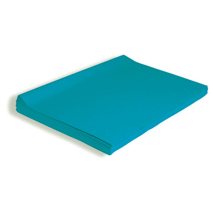 Spectra Deluxe Bleeding Tissue Paper, 20 x 30 Inches, Azure Blue, 24 Sheets