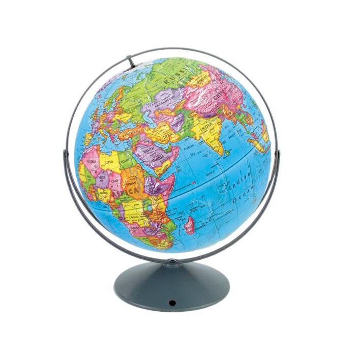 Nystrom Gyro Mount Political Relief Globe