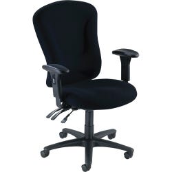Lorell Accord Fabric Swivel Task Chair, Black