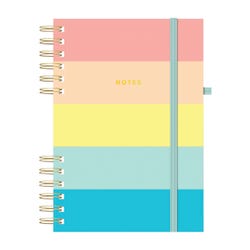 Astrobrights Twin Wire Journal, Hardcover, Punchy Pastel, 6-1/2 x 8-1/2 Inches, Bright Colored Pages, 90 Sheets/180 Ruled Pages 2150209