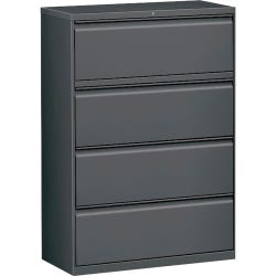 Image for Lorell Lateral File Cabinet, 42 x 18-5/8 x 52-1/2 Inches, Charcoal from School Specialty