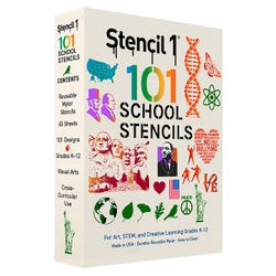 Stencil1 101 School Stencil System