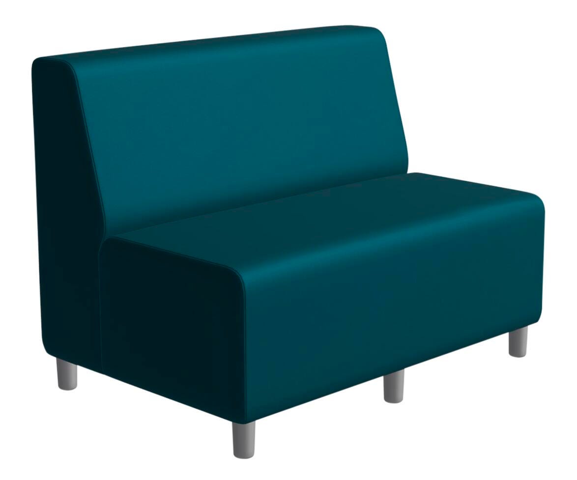 Image for Classroom Select Soft Seating NeoLounge Armless Loveseat, 45 x 31 x 35 Inches from School Specialty