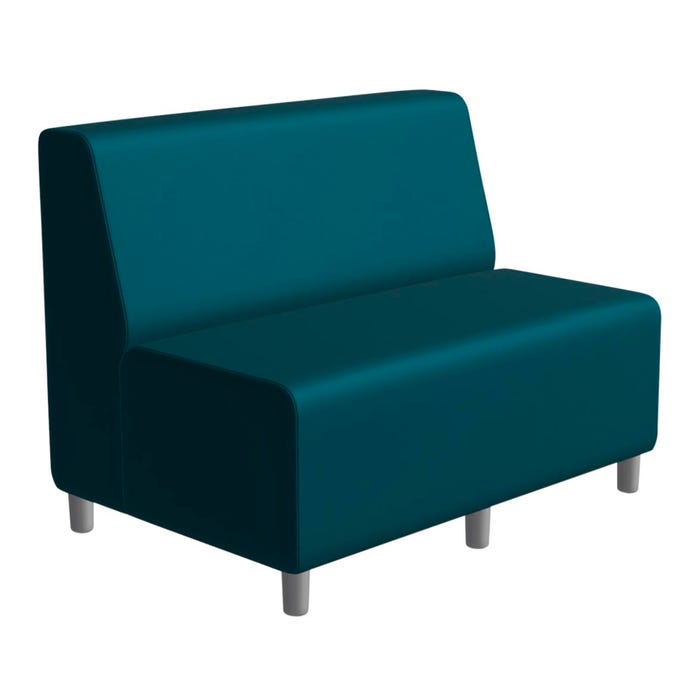 Classroom Select Soft Seating NeoLounge Armless Loveseat, 45 x 31 x 35 Inches