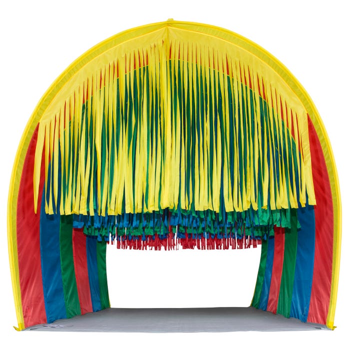 Pacific Play Tents Giant Geo Tickle Me Tunnel, Multi-Color