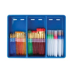 Royal & Langnickel Big Kid's Choice Classroom Brush Set, Assorted Brush Types, Assorted Sizes, Set of 90