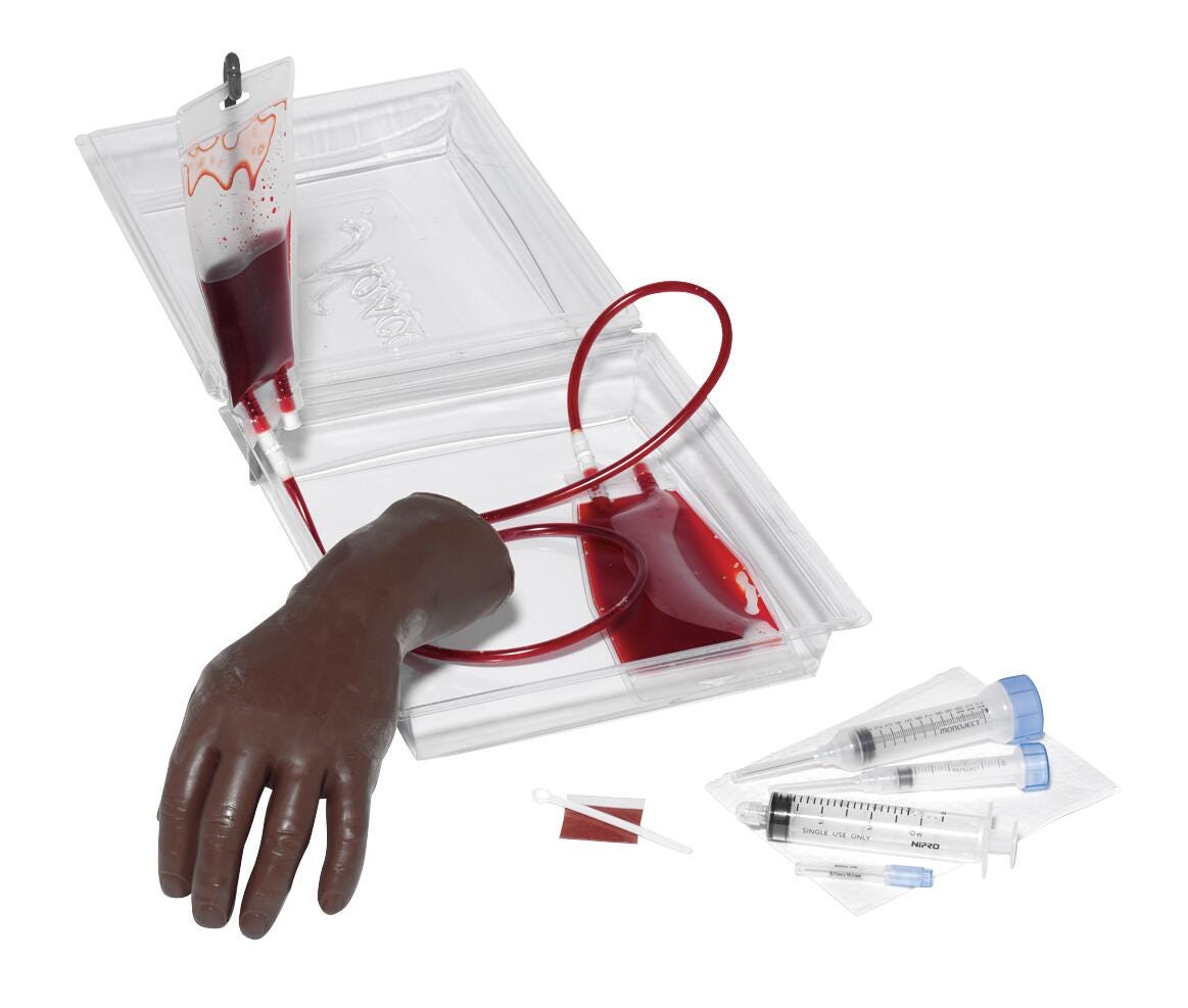 Life/form® Portable IV Hand Trainer - Dark