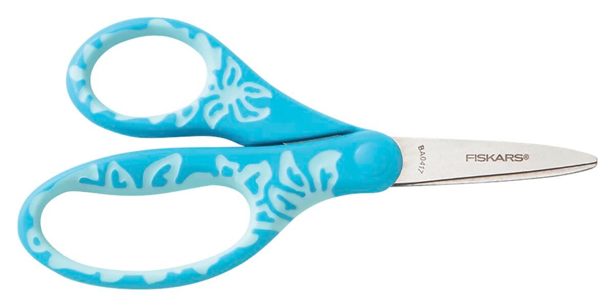 Fiskars Softgrip Pointed Tip Scissors, 5 Inches, Left-Handed, Color Will Vary, Item Number 054839