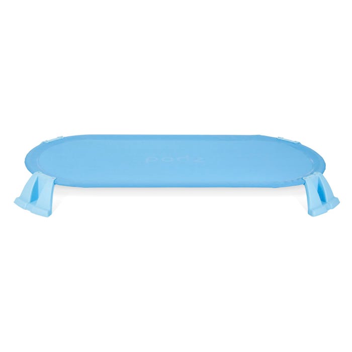 Foundations Podz Cot, Standard Size, 54-1/4 x 28 x 4-3/4 Inches, Blue, Pack of 4