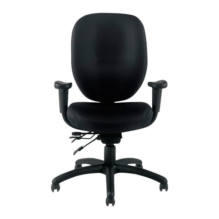 Global Industries Offices To-Go Multifunction Ergonomic Office Chair, Black