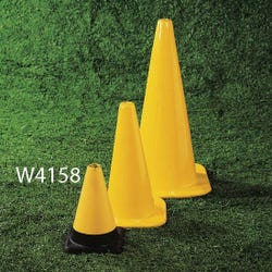 Extra Sturdy Marker Cone, 12 Inches, Yellow, Each 2121335