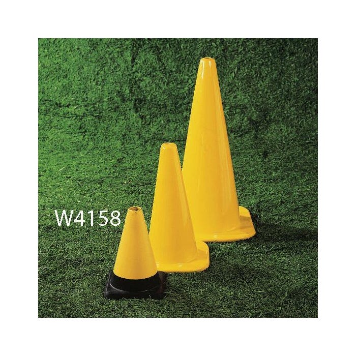 FlagHouse Extra Sturdy Marker Cone, 12 Inches, Yellow