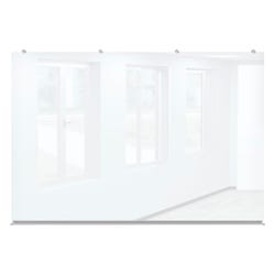 MooreCo Basic Glass Wall Panel, 4 x 6 Feet 2028776