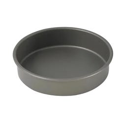 Winco Aluminum Round Cake Pan, 8 Inch Diameter, Silver