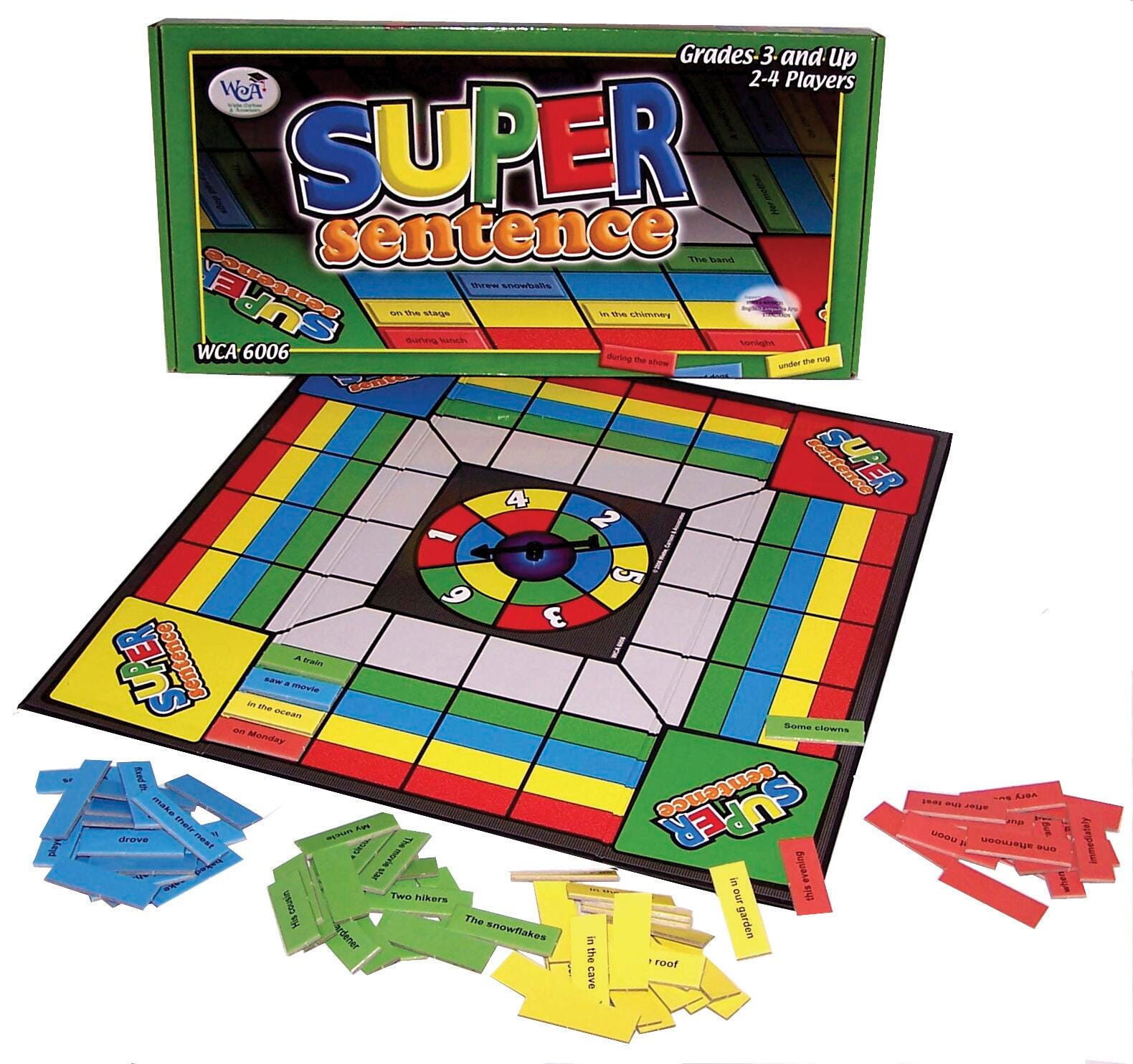 WCA Super Sentence Board Game, Ages 7 and Up 203538