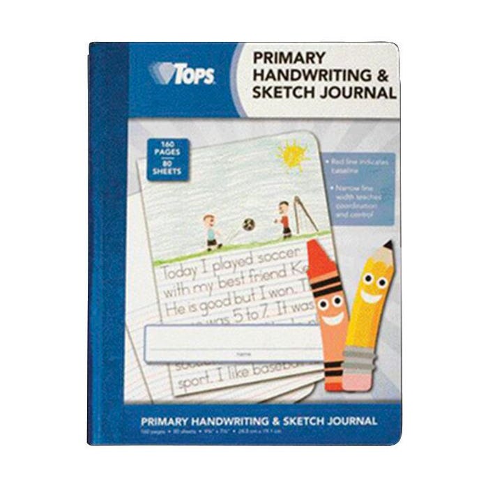 Tops Primary Journal for Handwriting and Sketching, 80 Sheets