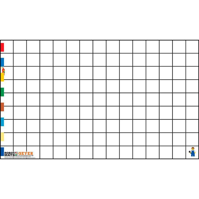 Geyer Instructional Wonder Workshop Robotics Mat with 4 Inch Grid