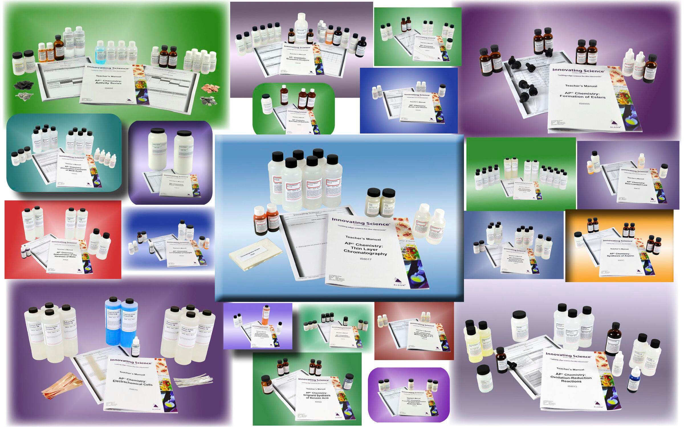 Innovation Science Complete Set Of All 22 AP Chemistry Sets Is8001-is8002 2134267