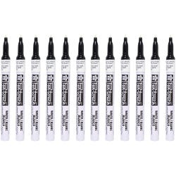 Sakura Pentouch Paint Marker, Fine Tip, Metallic White, Pack of 12