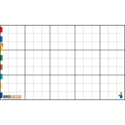 Wonder Workshop Robotics Grid, 30cm Black Grid w/ Lighter 10cm lines 2132289