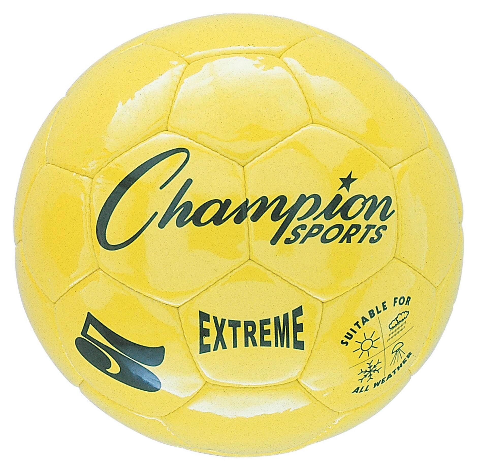 Champion Sports Extreme Series Soccer Ball, Size 5 , Yellow 1384127