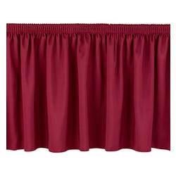 National Public Seating Shirred Pleat Skirting for Portable Stage 4001466