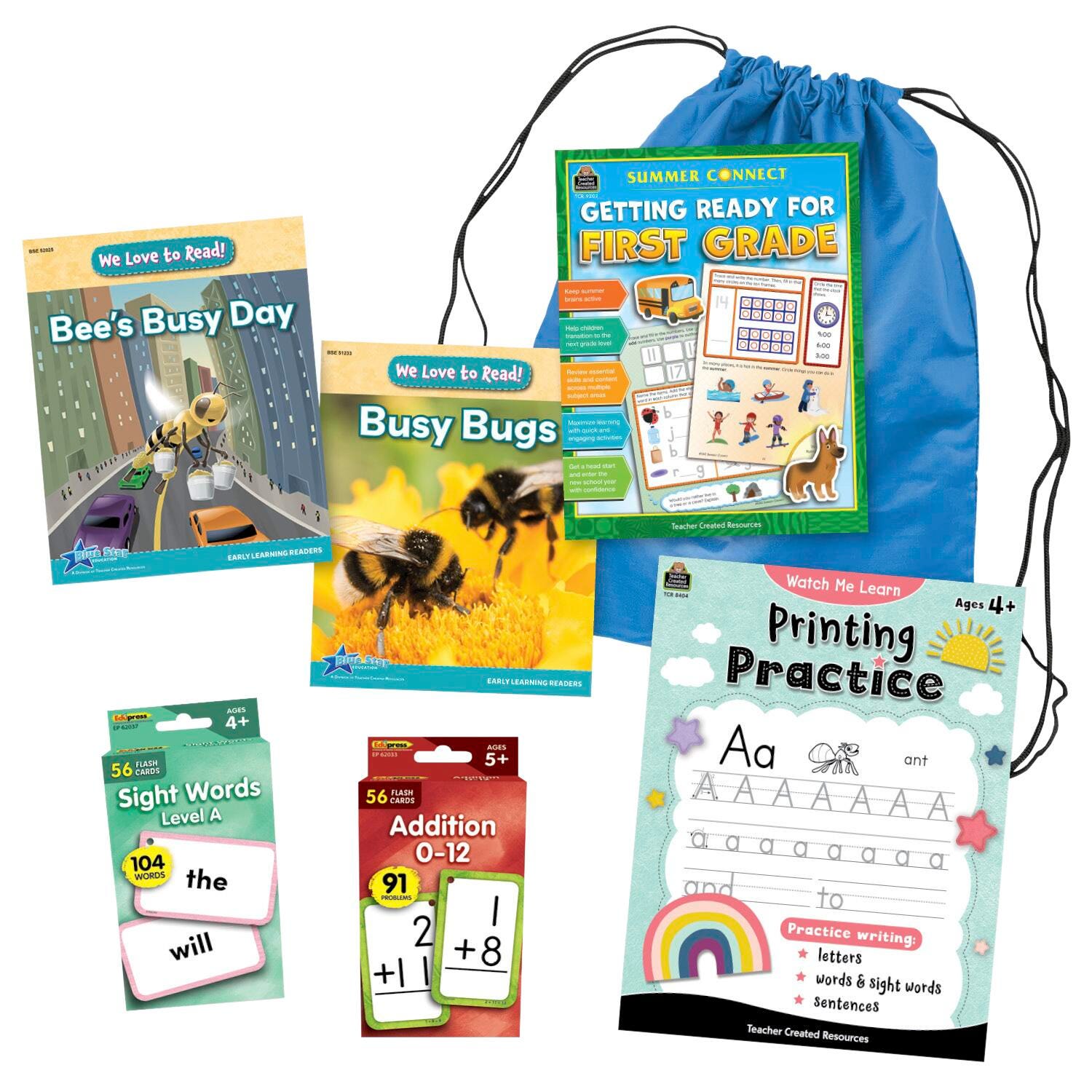 Image for Teacher Created Resources Summer Success Backpack, Grades Kindergarten to 1 from School Specialty