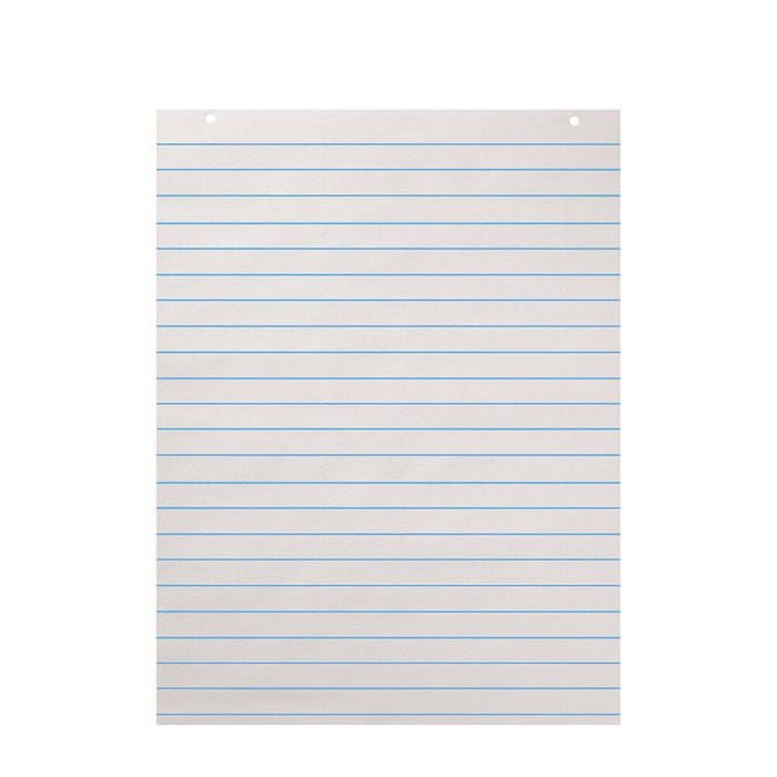 School Smart Primary Newsprint Paper, Short Way Ruled, 18 x 24 Inches, 100 Sheets