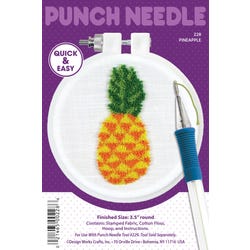 Design Works Crafts Punch Needle Embroidery Kit, Pineapple