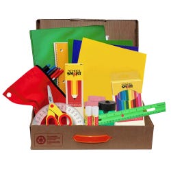 Kits for Kidz Junior High/High School Supply Kit, Grades 6 to 12, Item Number 2117906